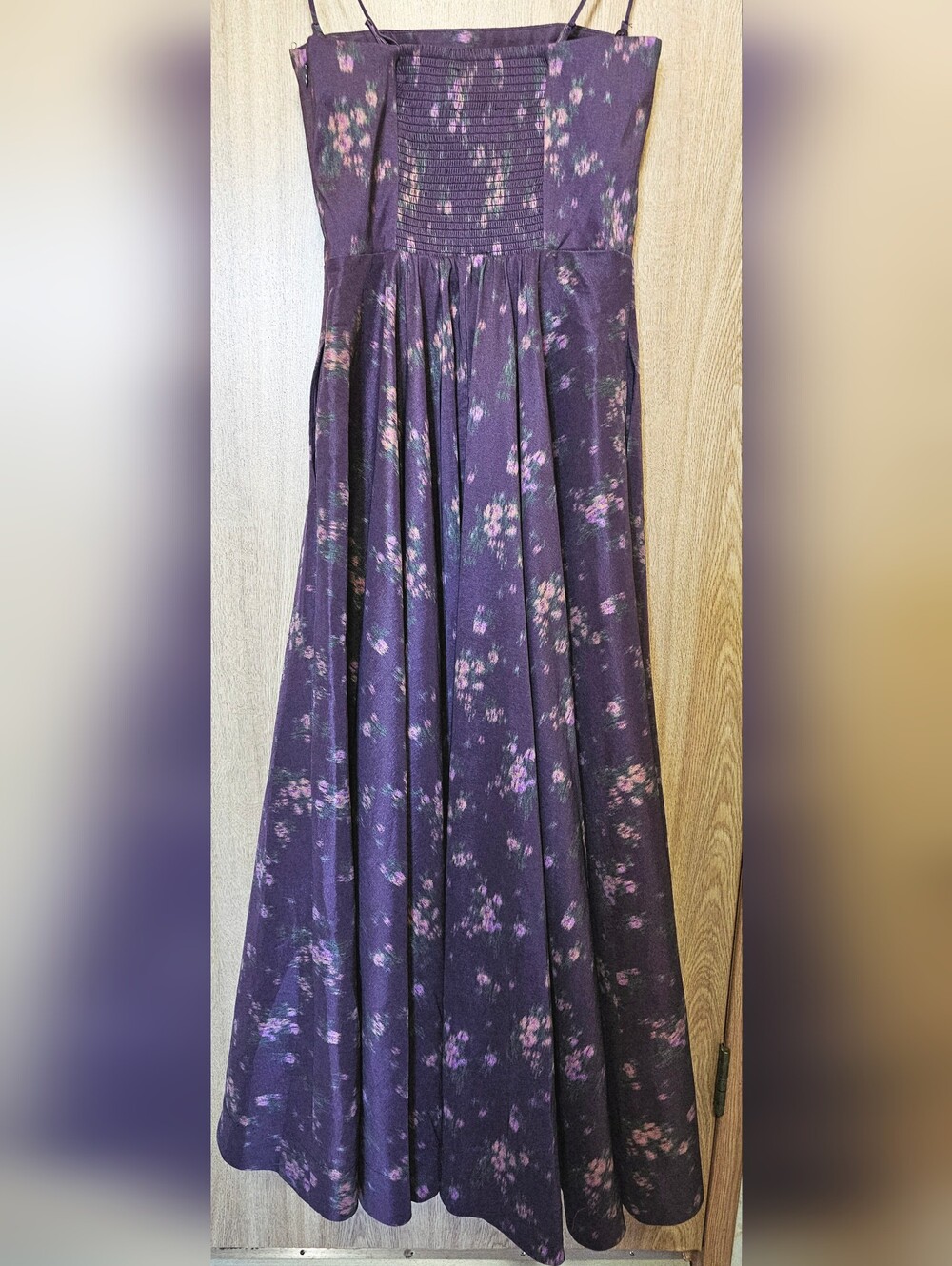 Tuckernuck Purple Floral Cocktail Bridesmaid Summer Party Dress Womens XS - Picture 6 of 8